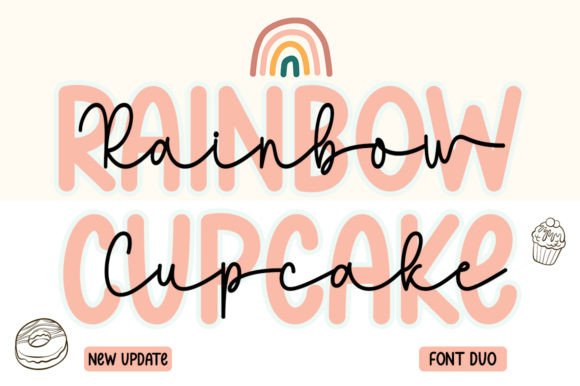 Adding a Romantic Touch with the Rainbow Cupcake Duo Typeface