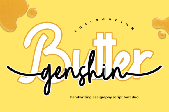 Butter Genshin: Elevate Your Brand with This Modern Font Duo