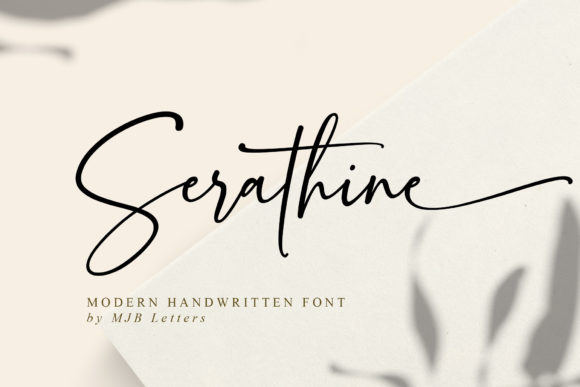 Discover Serathine: A Modern Script for Authentic Branding
