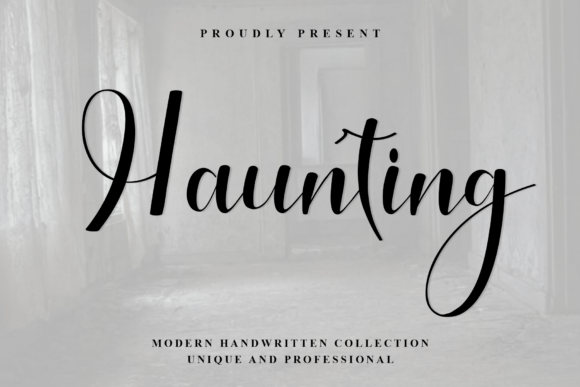 Haunting: The Modern Script Font for Elegant Design