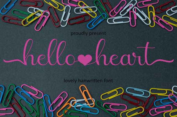 Hello Heart: A Script Font for Romance and Charm