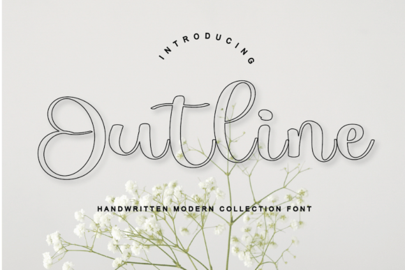Outline Font: A Modern Script with Style and Substance
