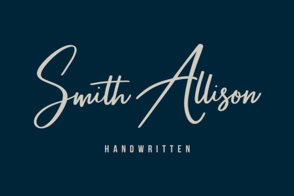 Smith Allison: Elevating Brand Identity with a Luxurious Script