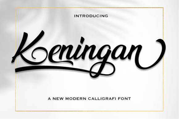 Unlocking Elegant Design with the Keningan Script Font