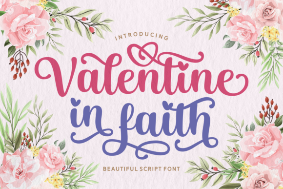 Valentine in Faith: A Script Font for Timeless Romance